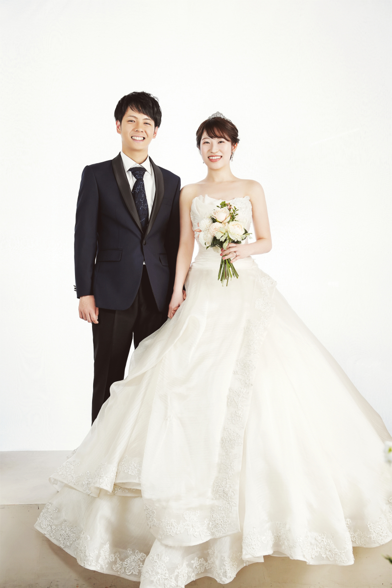 ドレスでスタジオ撮影♡