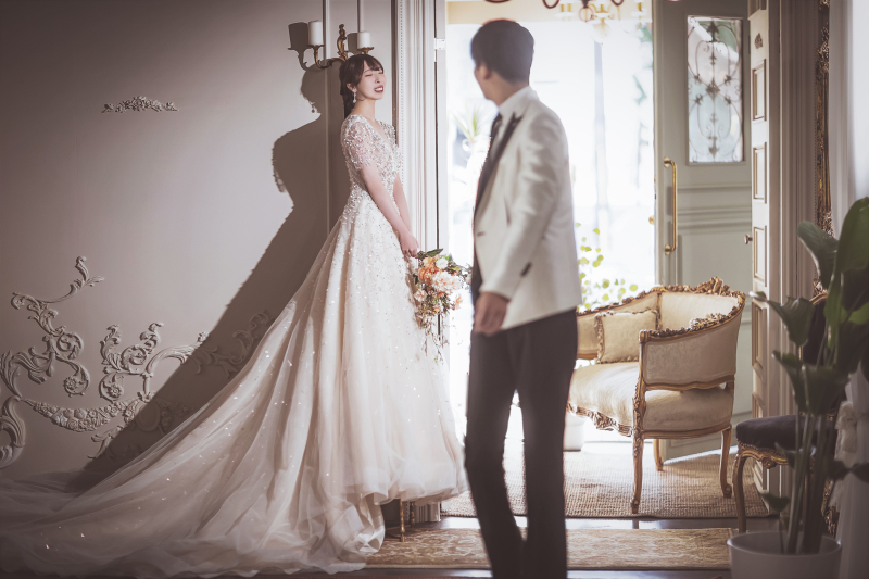 ご新郎様の視線の先に