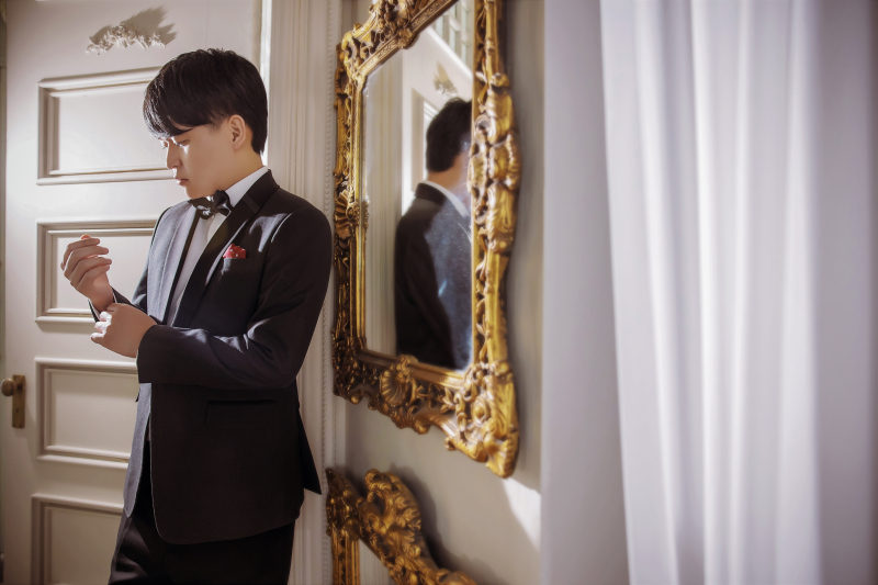 ご新郎様のソロカット