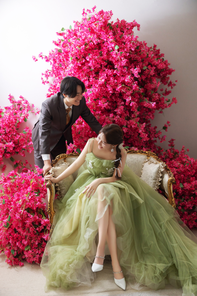 ピンクのお花の背景のショット♪