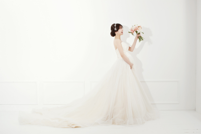 ブーケを持って♡