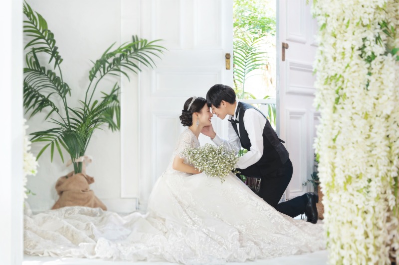 ひざまづいて・・・♡