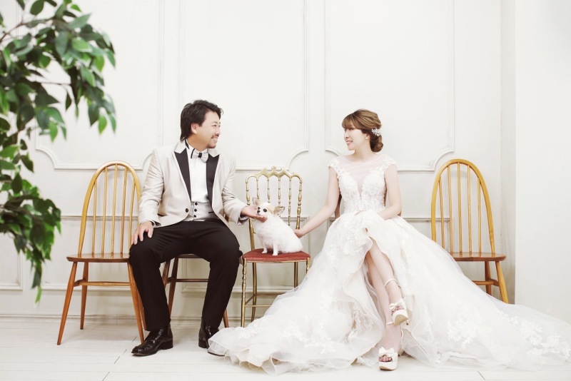 椅子に座って♡