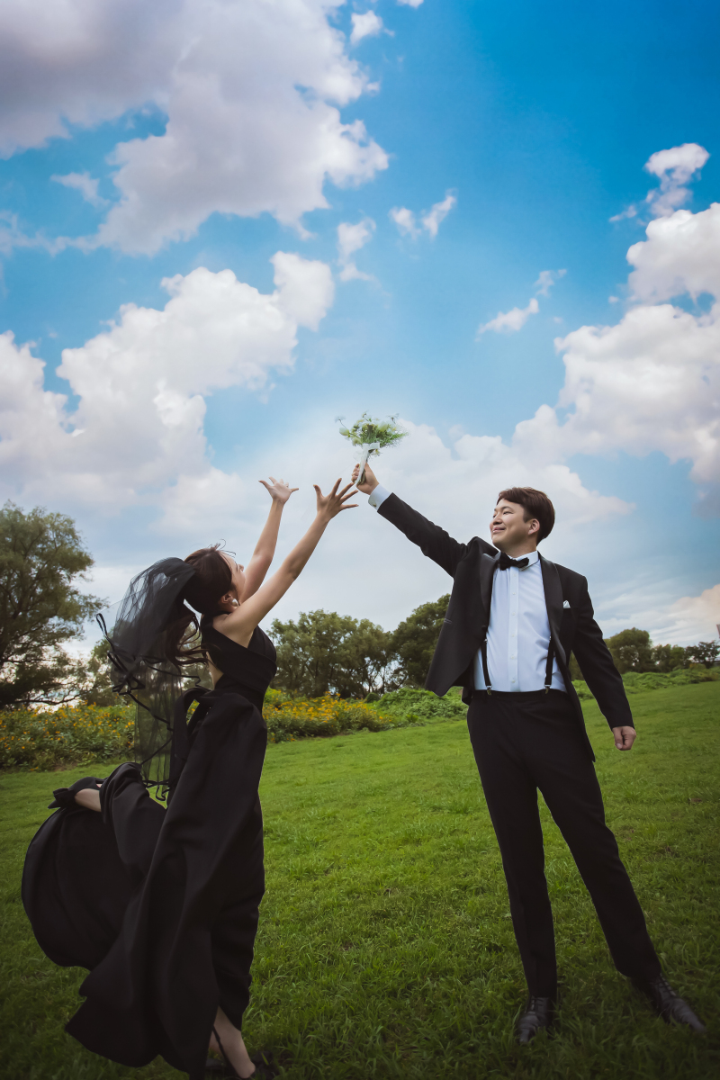 空を大きく映したショット