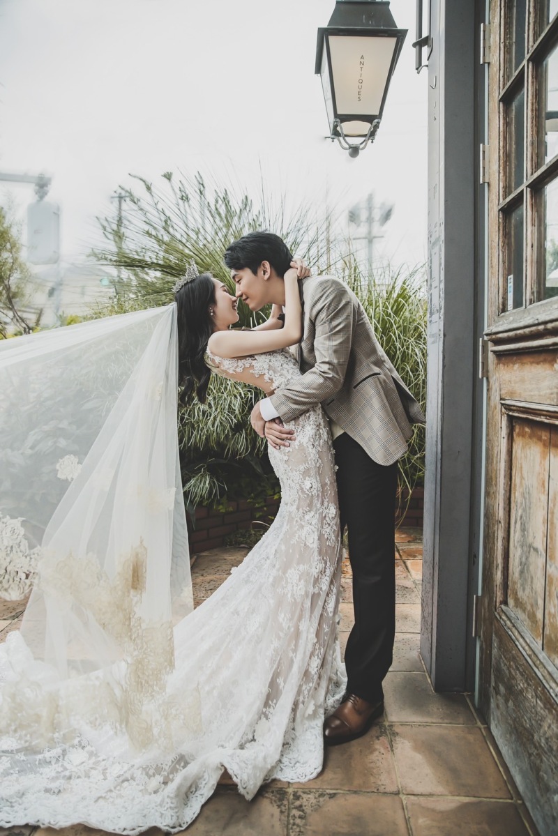 ベールを付けて♪