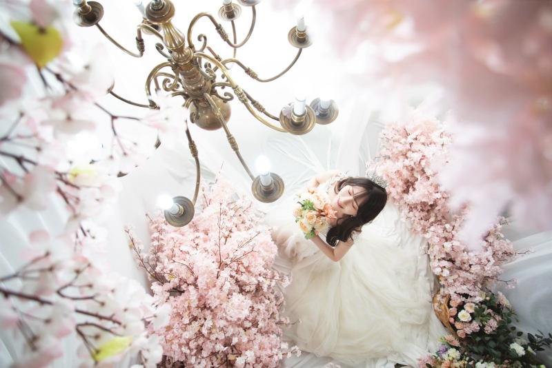 桜に囲まれて♡