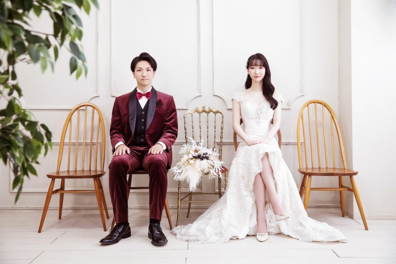 椅子に座って♡