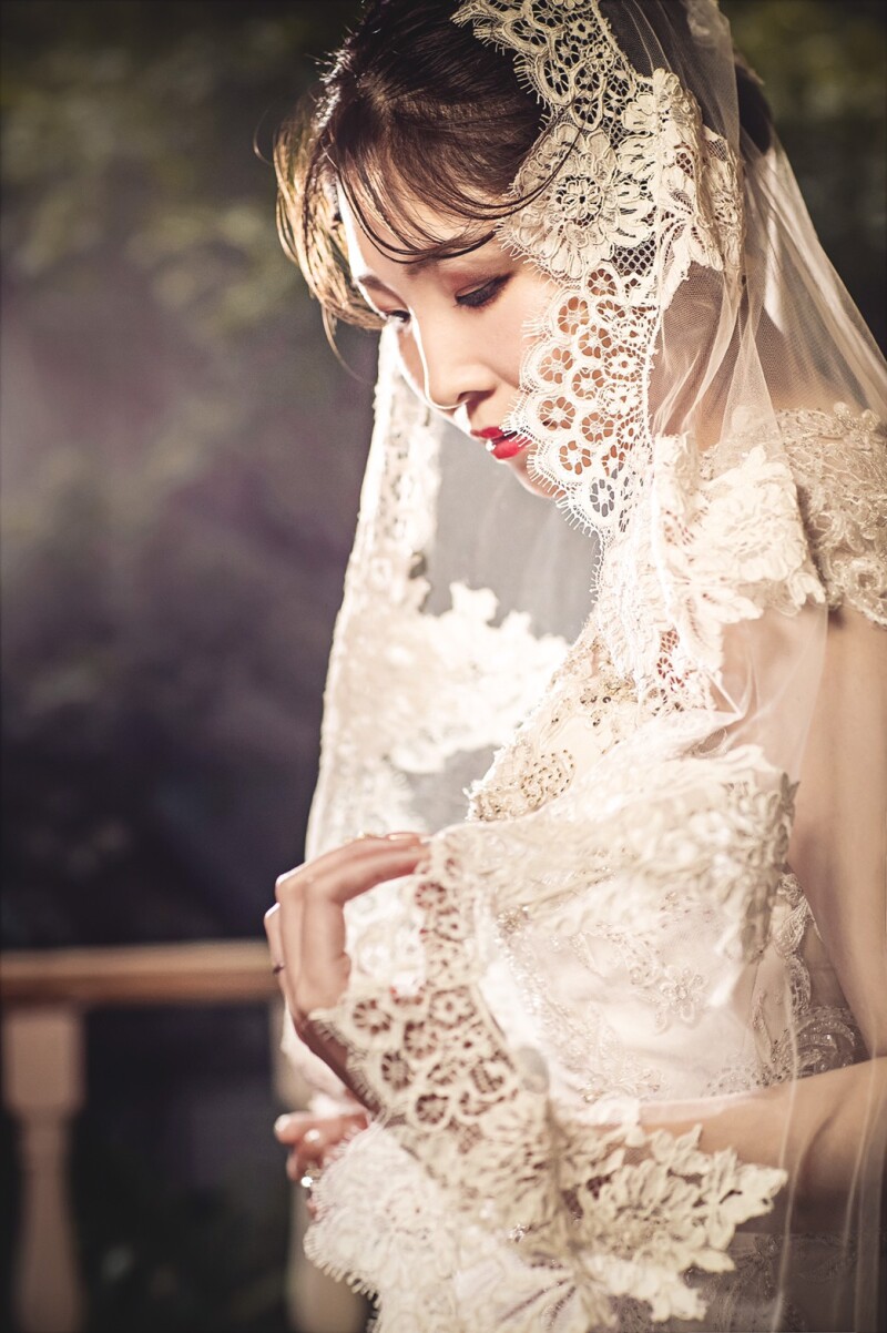 ベールを使ったお写真