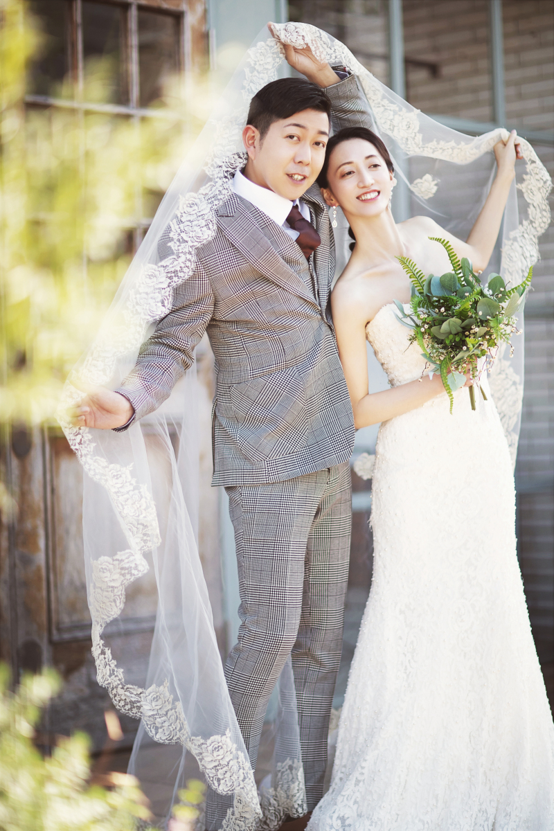 ベールを持って♡