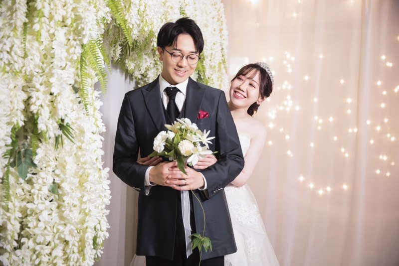 後ろからバックハグ♡