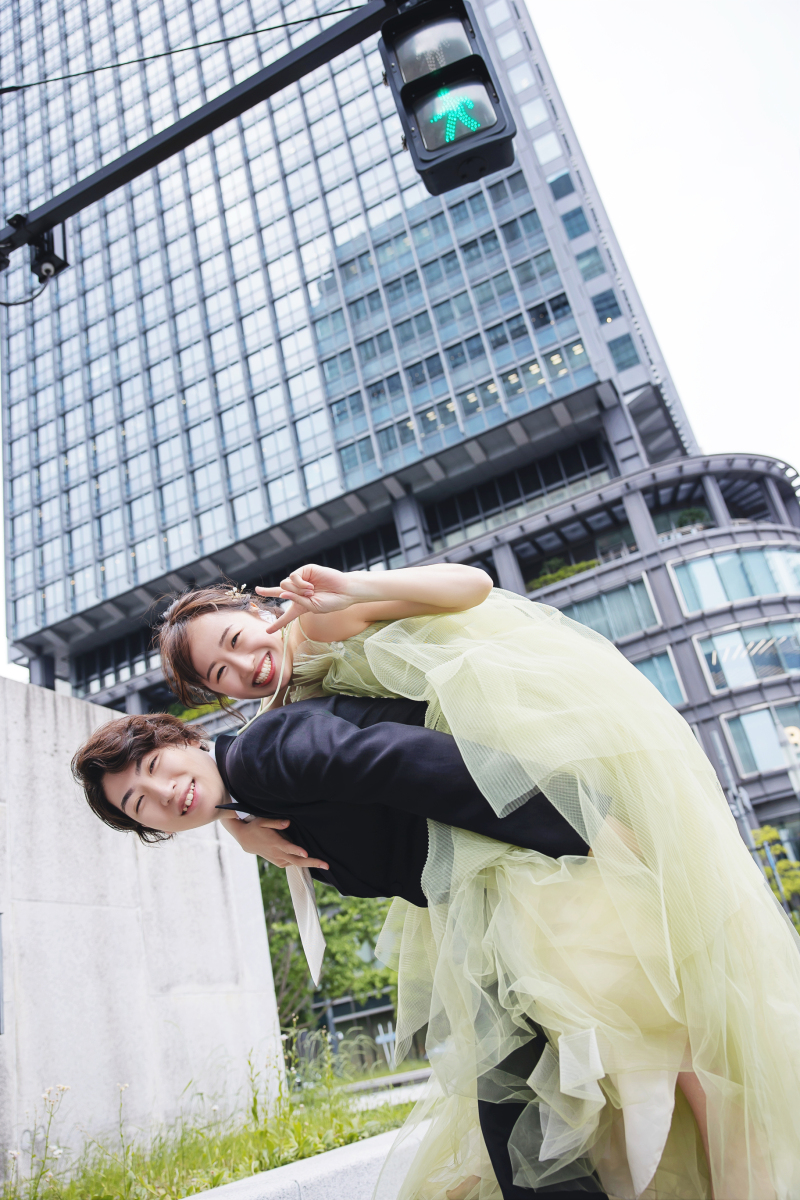 おんぶしながら♡