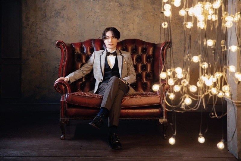 ソファーに座って♡