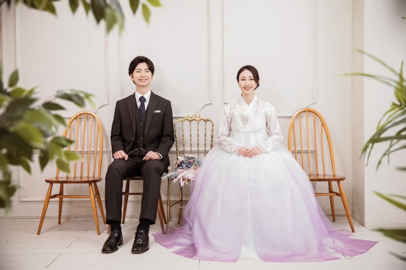 韓服で基本のお写真♪