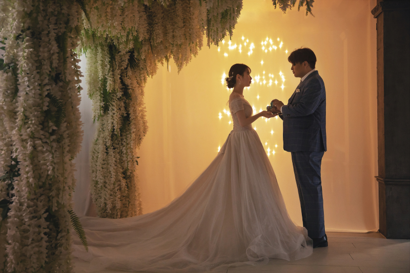 指輪を一緒に持って♬