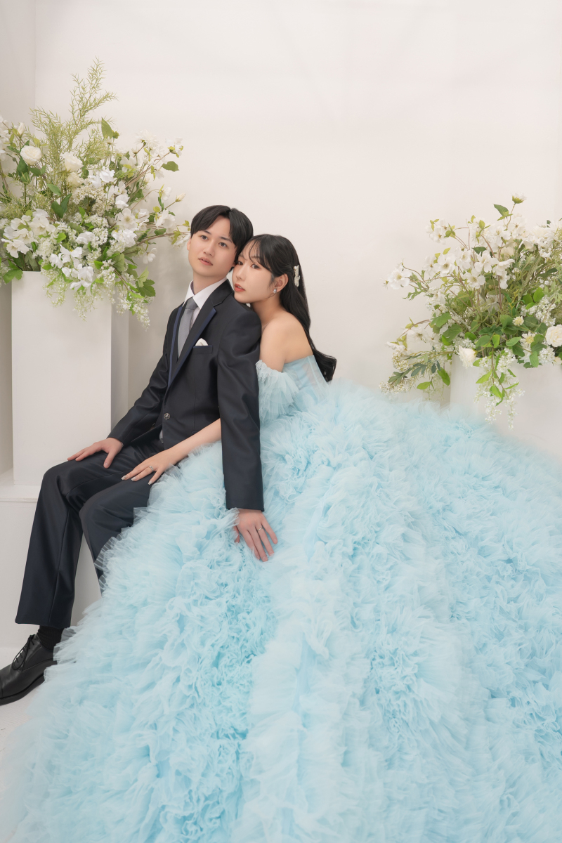 植物に囲まれてワンカット♪