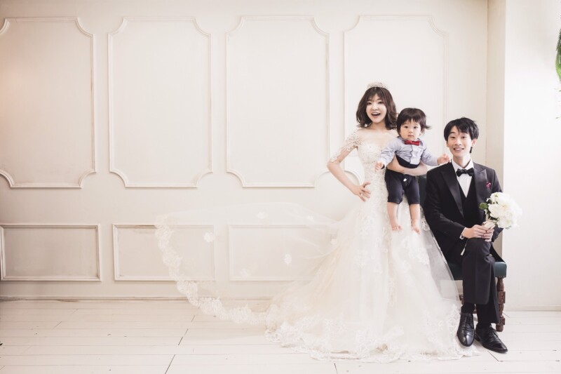 家族三人でカッコよく♡