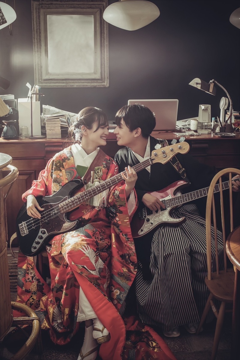 ギターと一緒に♡