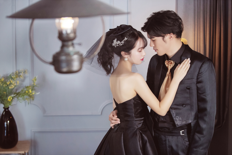 黒色で合わせて♡