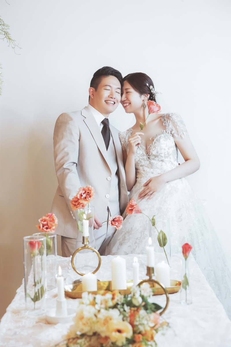 ろうそくと一緒に