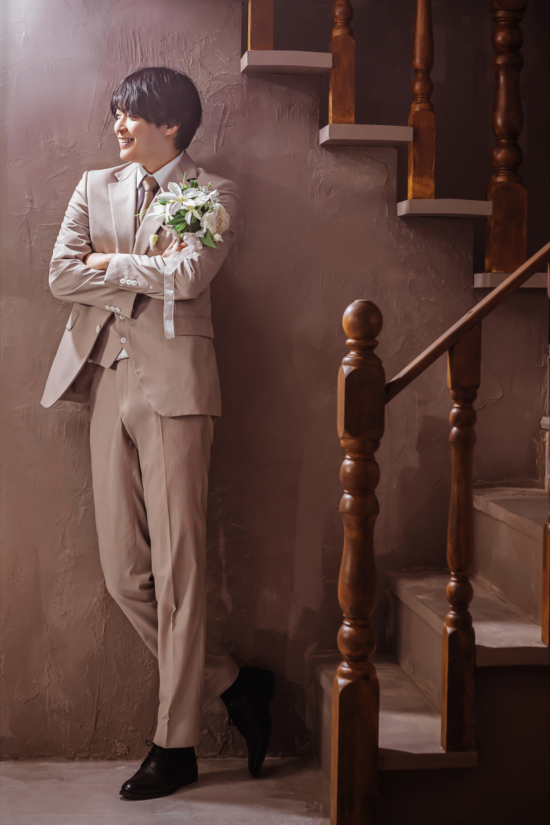 ご新郎様のソロカット