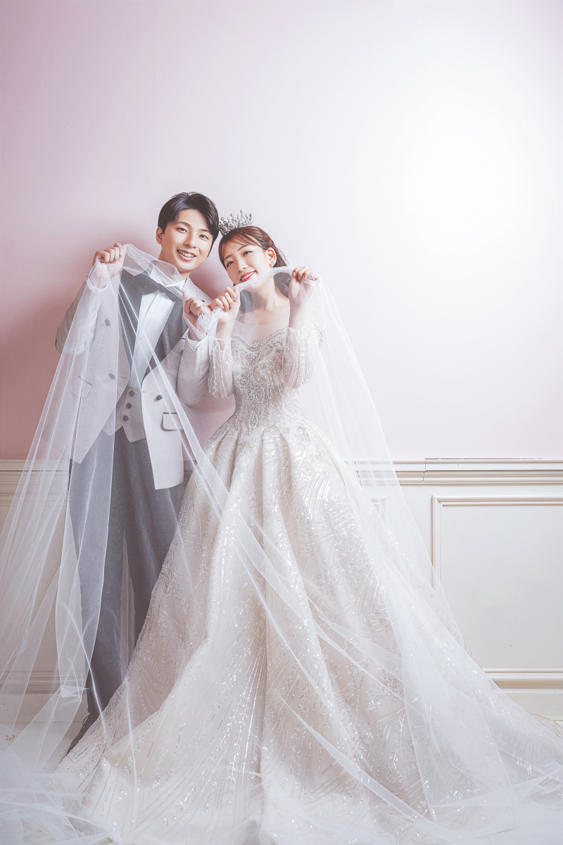 ベールを持って♡