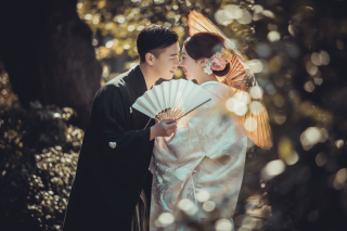 和装１着・ドレス１着撮影