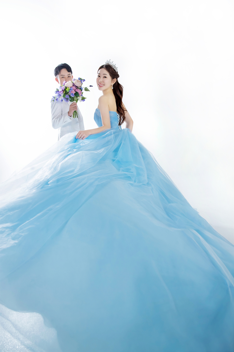 チュールがふわっと