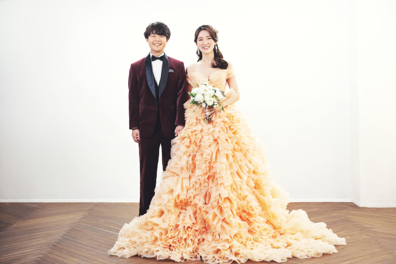 カラードレスで♪