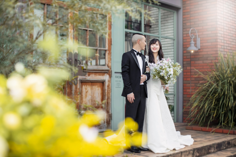 ますは、お二人の撮影から！