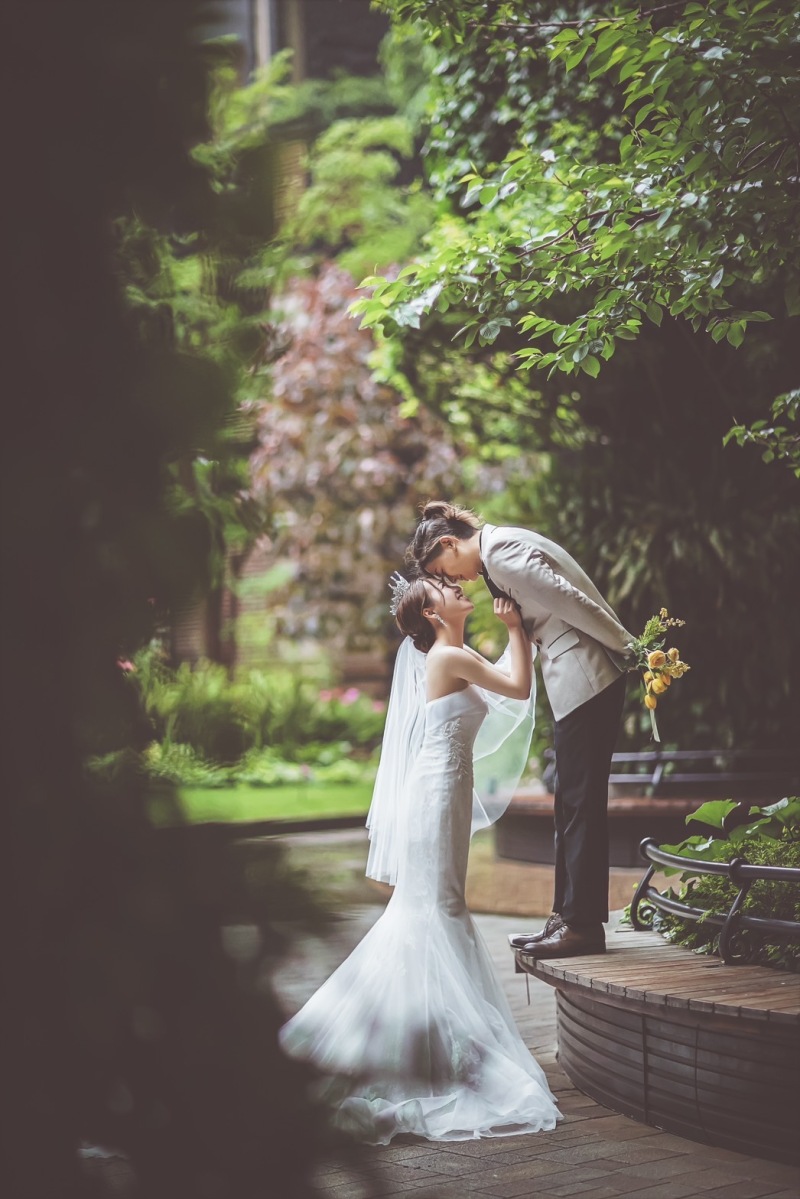 ベールをつけて♡