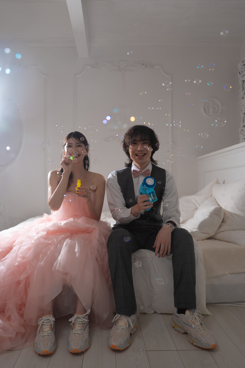 シャボン玉ショット♪