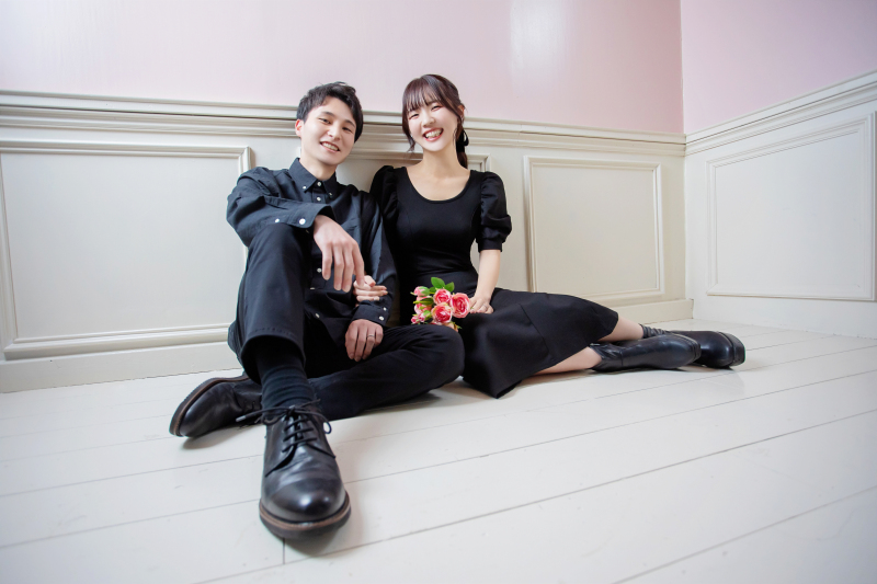 お二人で座って♡