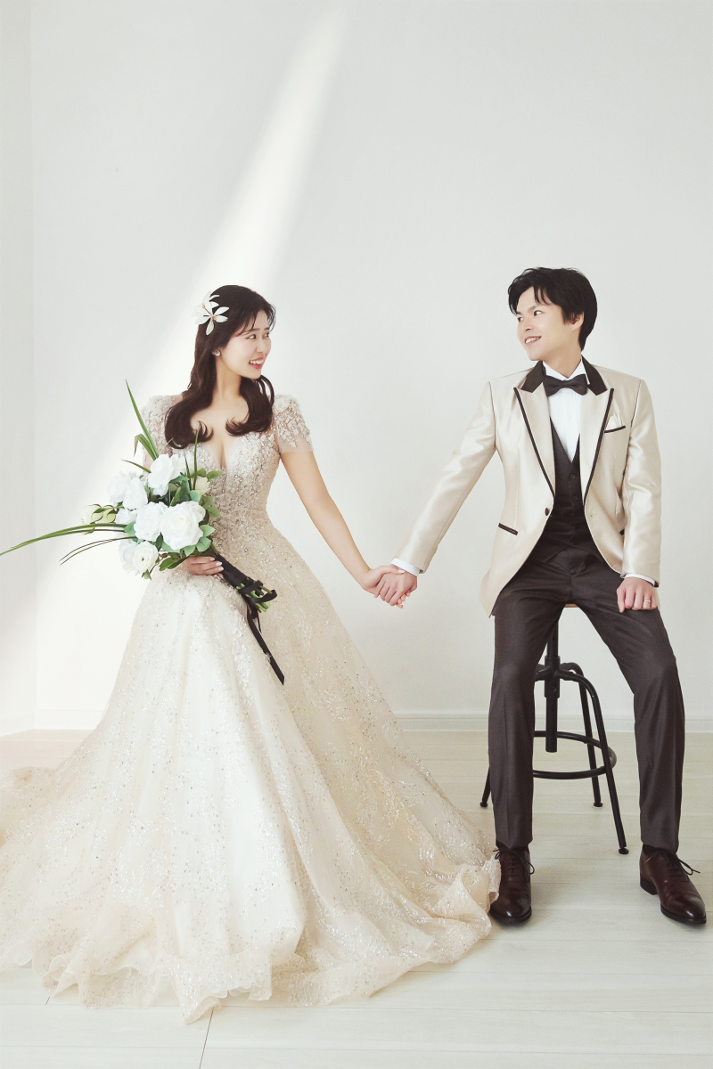 シエルスタジオでドレス撮影