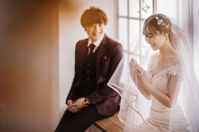 ふたりで座って♪