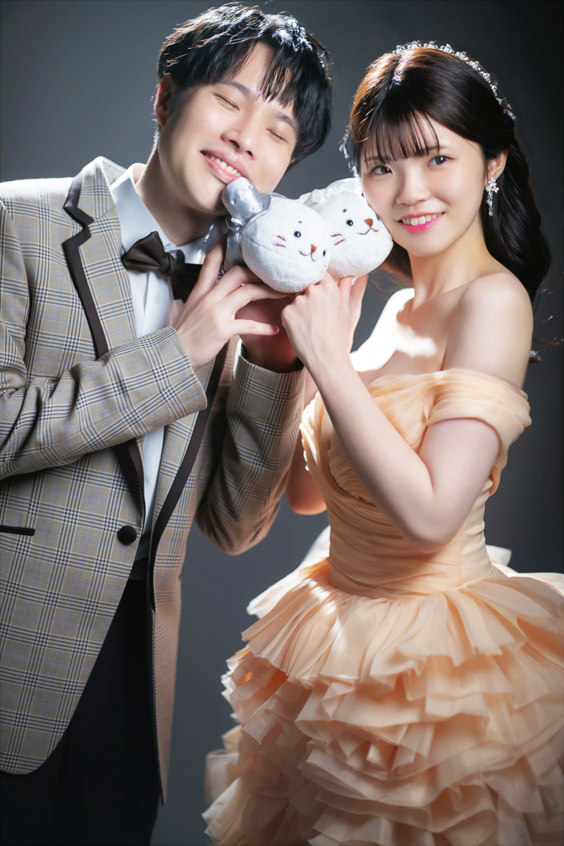 ぬいぐるみも一緒に