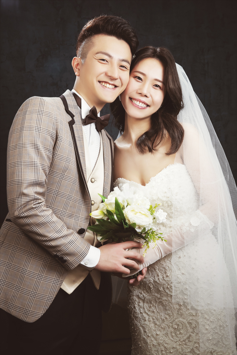 ベールを着けて♪