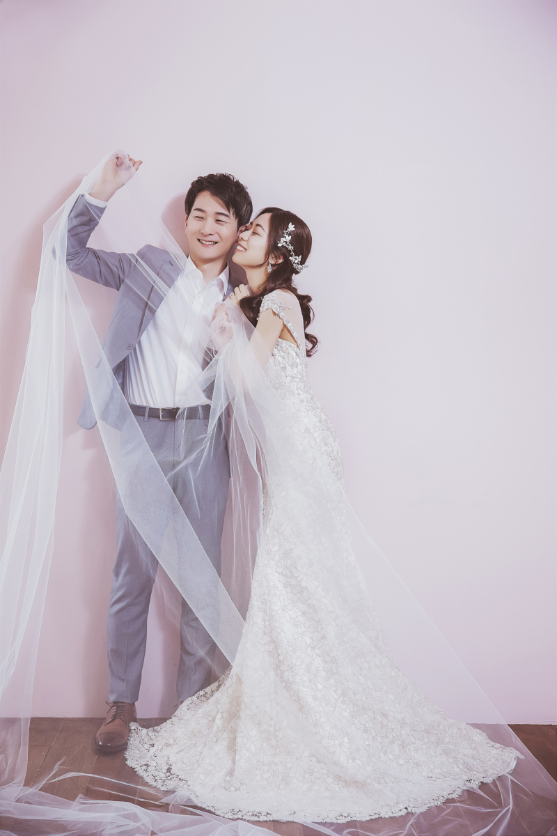 ベールで遊びながら♡