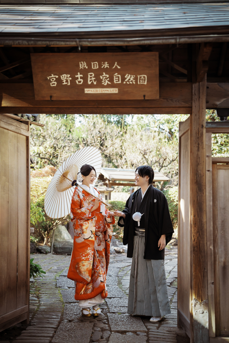 古民家で撮影