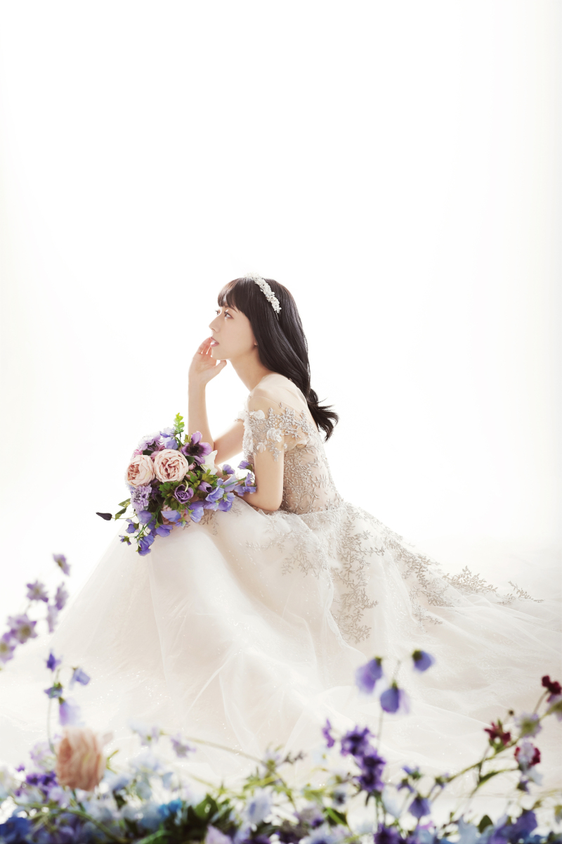 お花に囲まれて♬