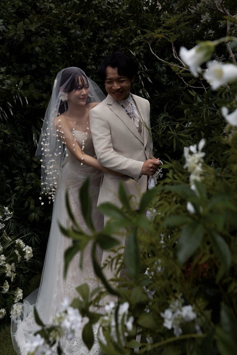 そっと寄り添うふたり