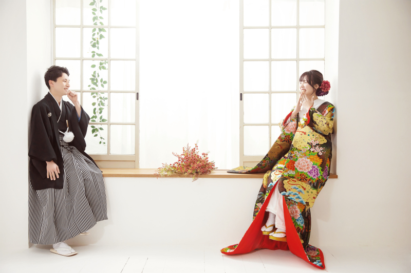 向かい合って♪