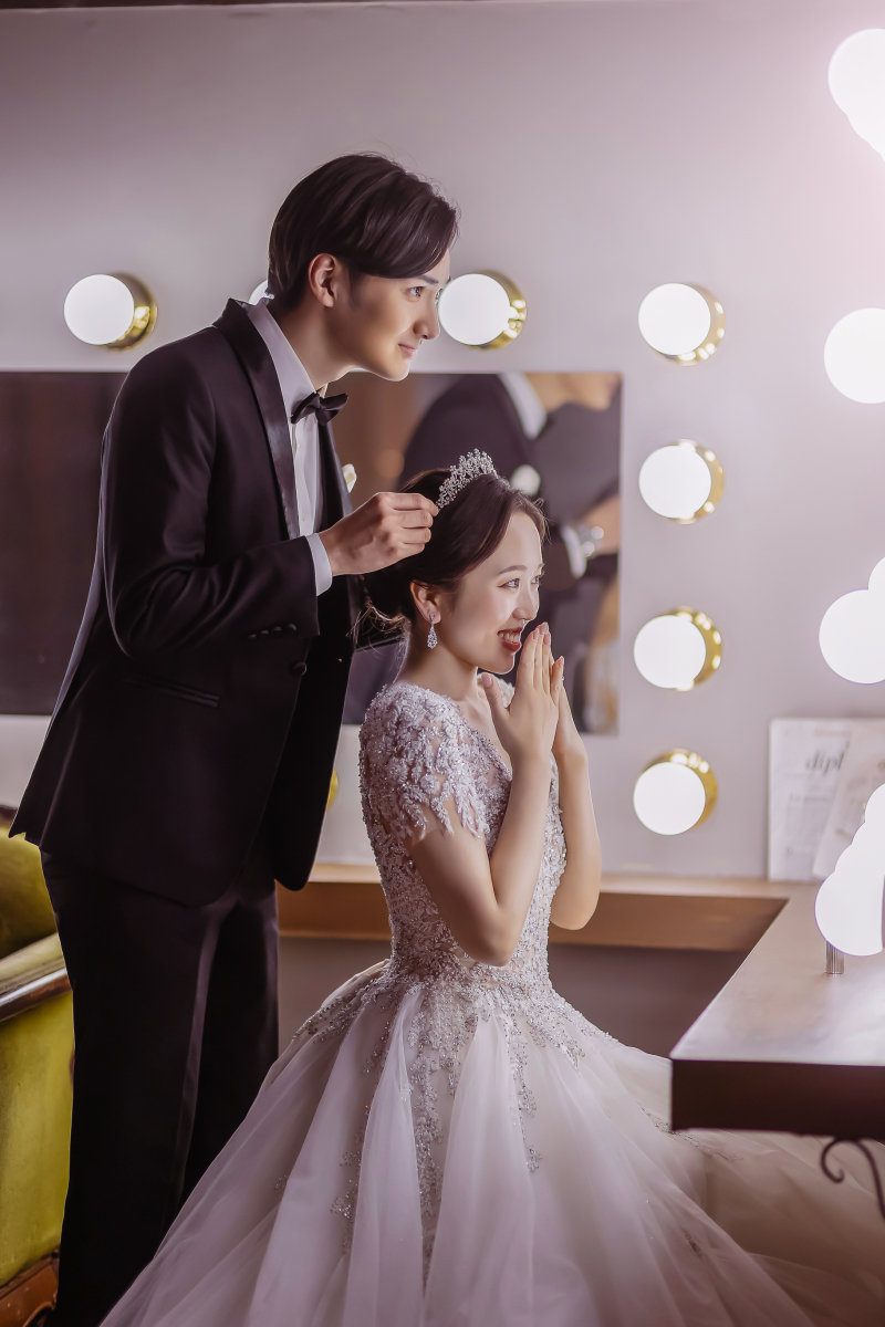 お支度しながら