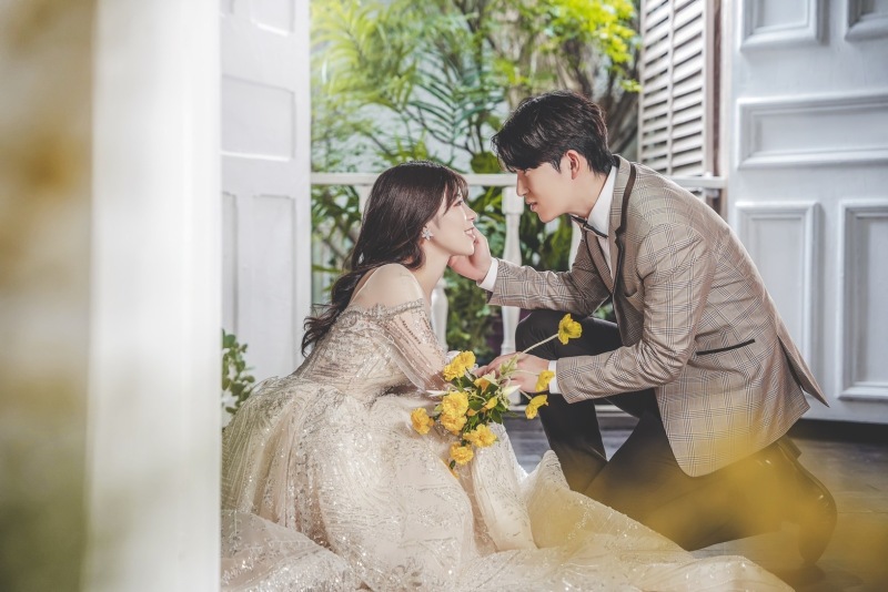 ひざまずいて♡