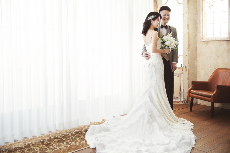 ブーケを持って♡