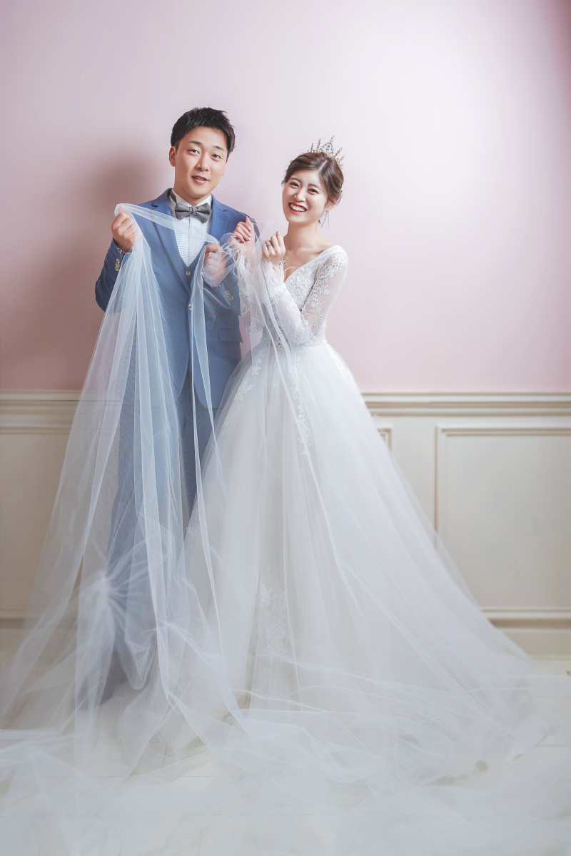 ベールを持って・・・