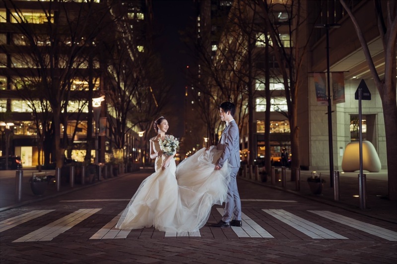 横断歩道で・・・