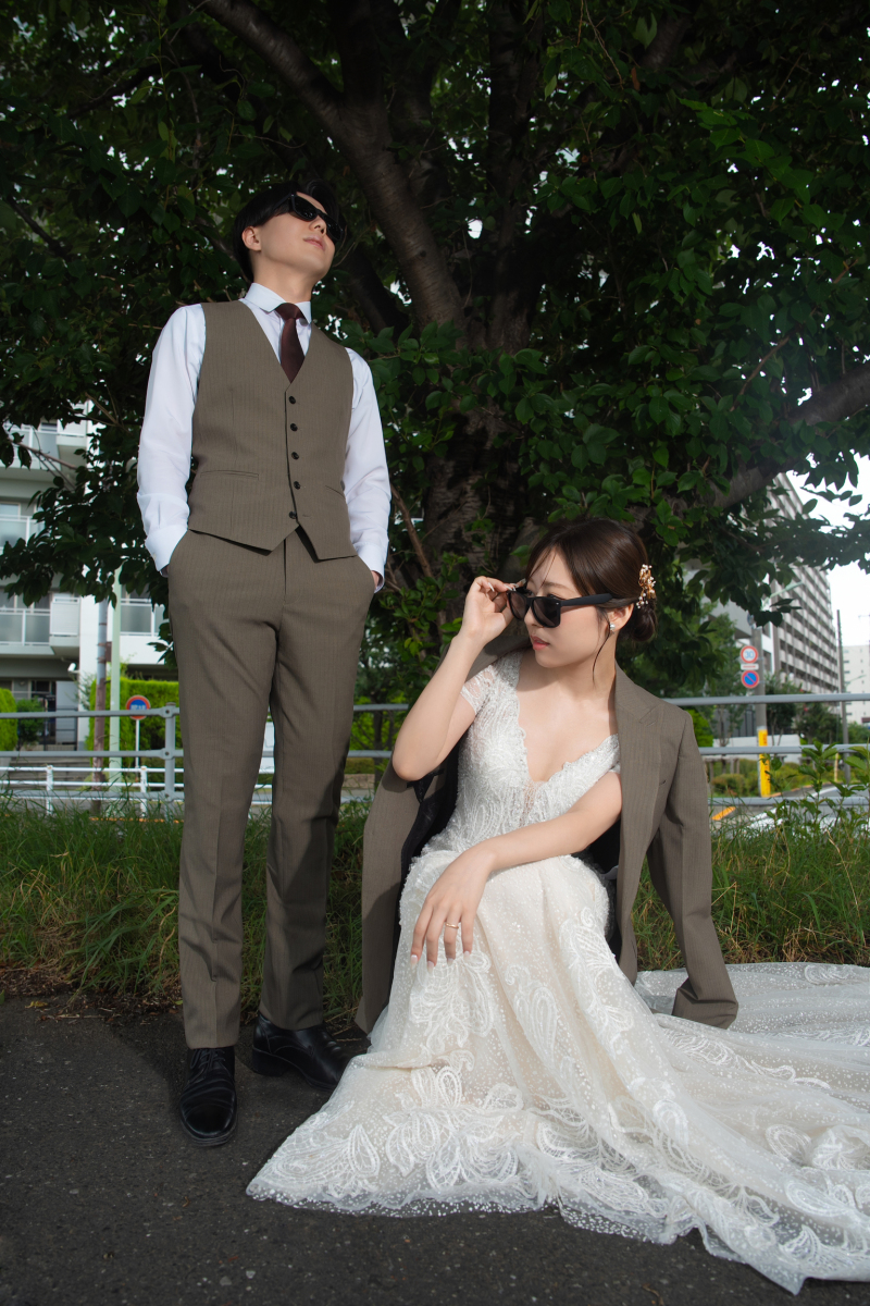 サングラスを使ってワンカット♪