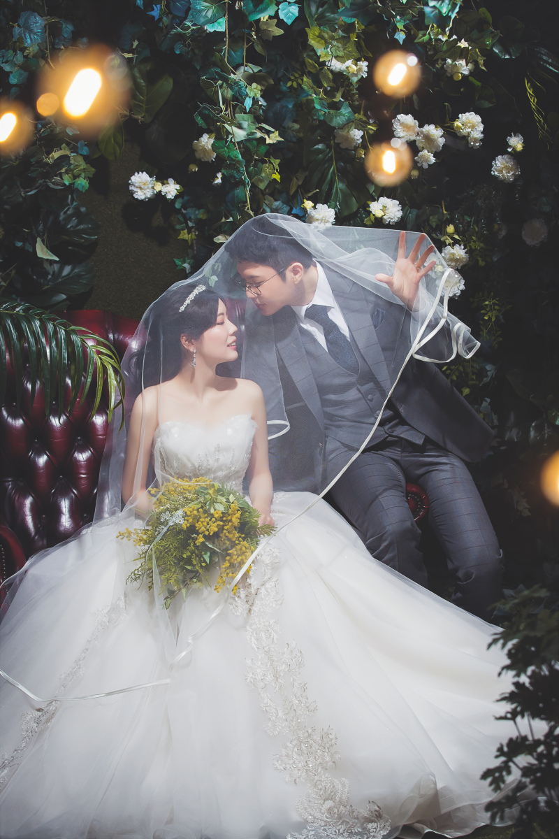 ベールを被って！