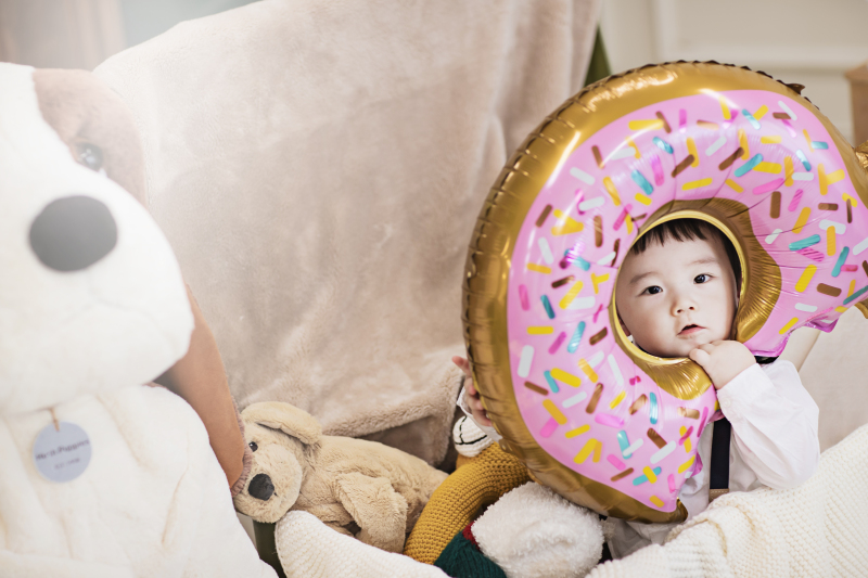 ドーナツの穴から♪