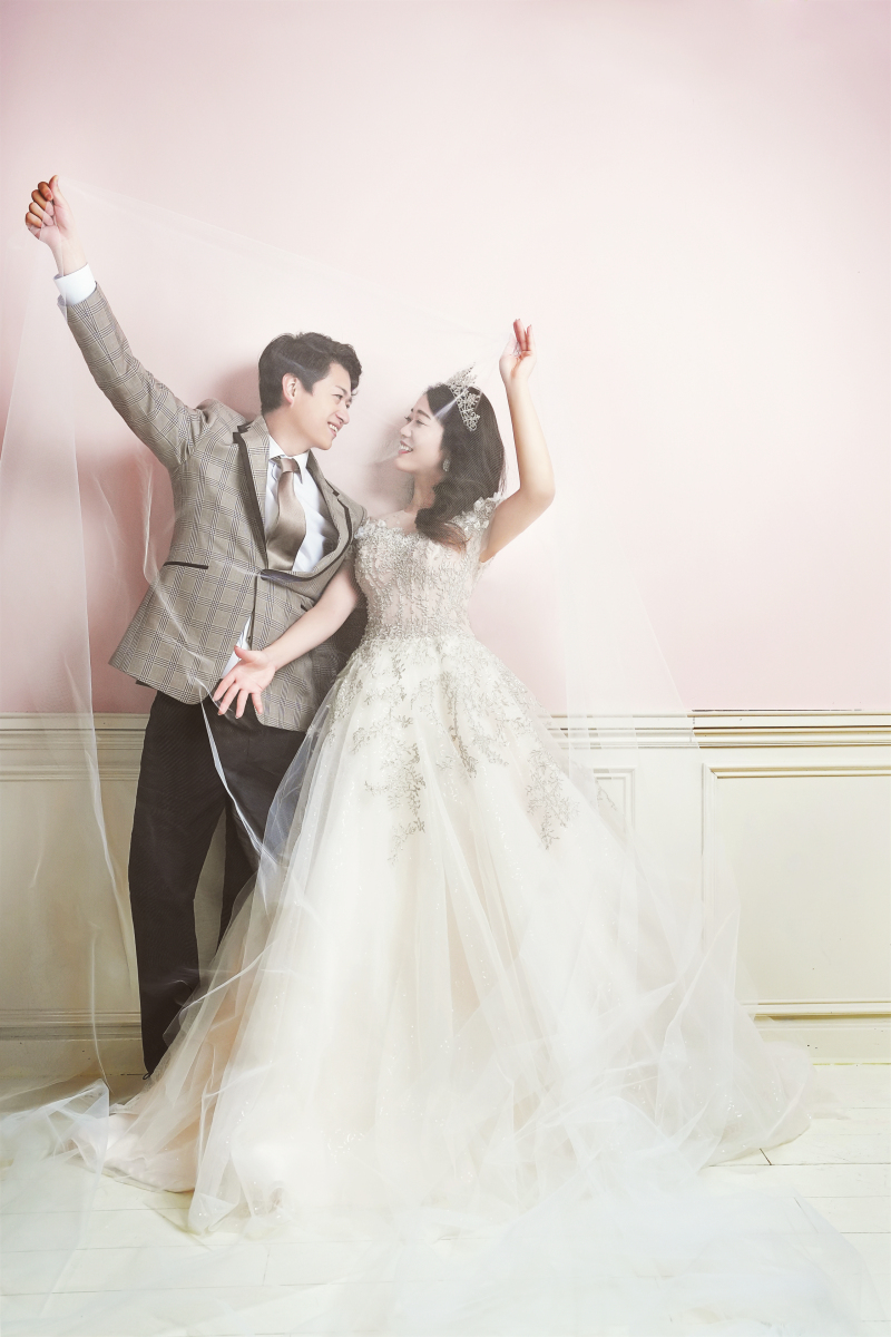 ベールで遊びながら♪